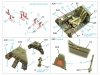 Quinta Studio QD35101 FW 190A-6 3D-Printed & coloured Interior on decal paper (Border Model) 1/35